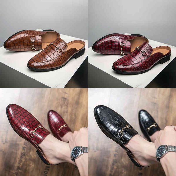 dres shoe leather men half shoe black flat handmade mule crocodile pattern comfortable casual loafer big size 38 48 oxford 220723
dres shoe leather men half shoe black flat handmade mule crocodile pattern comfortable casual loafer big size 38 48 oxford 220723