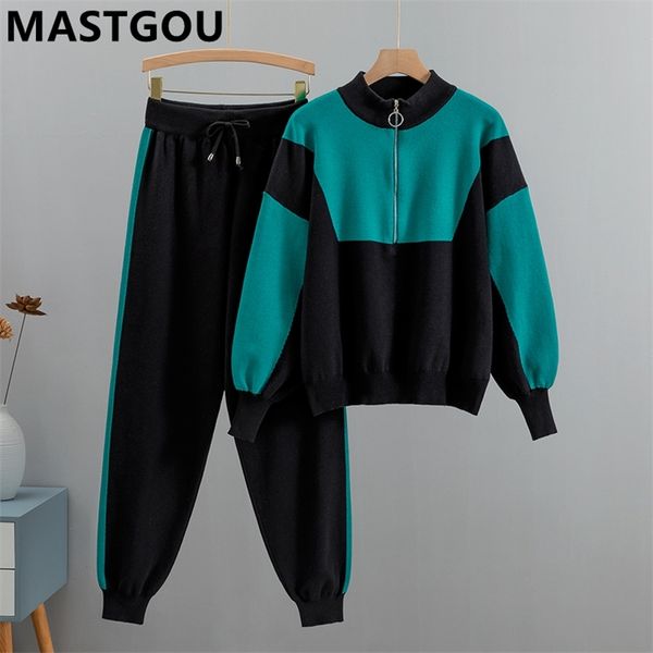 womens two piece pants mastgou spring autumn knitted women tracksuit harem pant set woman 2two pieces sportwear clothes suits 220829, White
womens two piece pants mastgou spring autumn knitted women tracksuit harem pant set woman 2two pieces sportwear clothes suits 220829, White