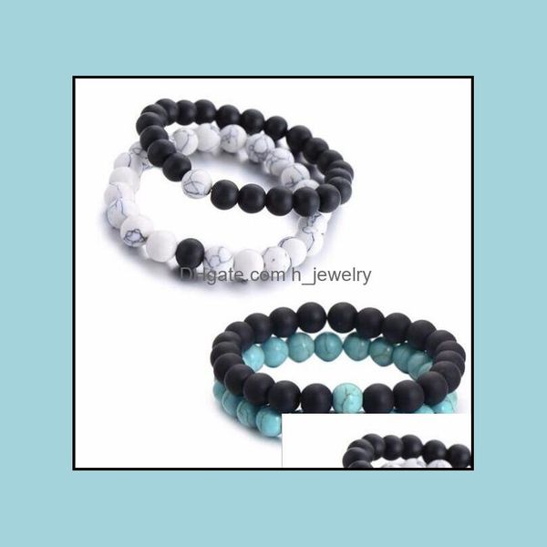 charm bracelets 2pcs/set couples distance bracelet classic natural stone blue green white black beaded bracelets for men dhseller2010 dh1qr, Golden;silver
charm bracelets 2pcs/set couples distance bracelet classic natural stone blue green white black beaded bracelets for men dhseller2010 dh1qr, Golden;silver