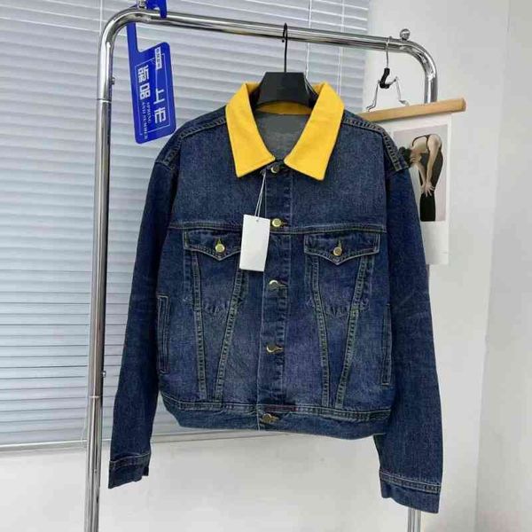 women's jackets early autumn fashion ce letter embroidery lapel deer suede leather metal button long sleeve loose jeans jacket trend, Black;brown
women's jackets early autumn fashion ce letter embroidery lapel deer suede leather metal button long sleeve loose jeans jacket trend, Black;brown
