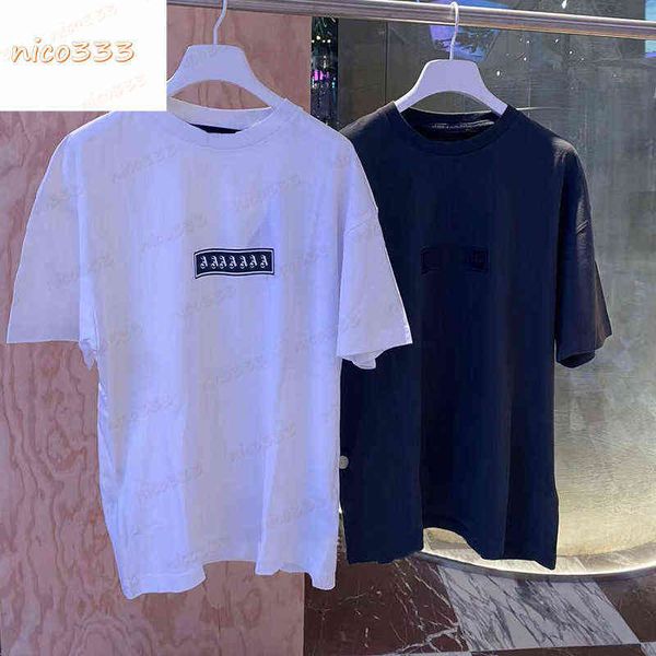 men's t-shirts 22ss tee letter print simple round neck cotton black white brown yellow short sleeves for men and women, White;black
men's t-shirts 22ss tee letter print simple round neck cotton black white brown yellow short sleeves for men and women, White;black