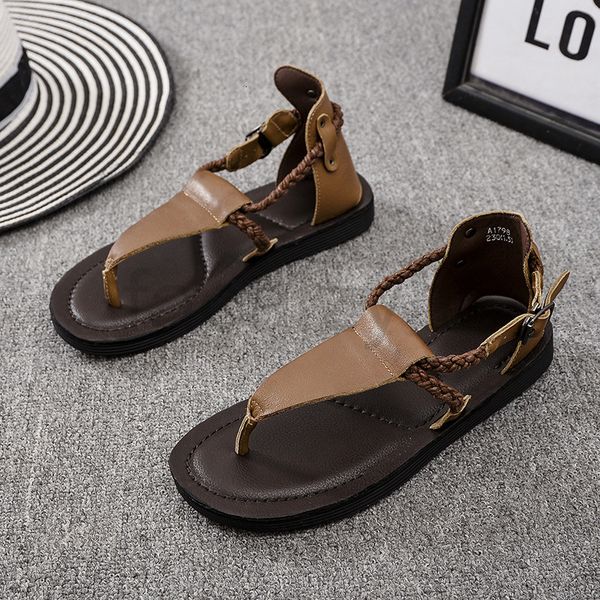 sandals designer spring and summer handsome british open toe manual buckle flat low heel clip toe, Black
sandals designer spring and summer handsome british open toe manual buckle flat low heel clip toe, Black