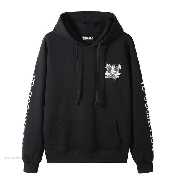 amiirisis designer hoodie pullover sweatshirt long sleeve fall casual brand pocket personalized flying eagle pattern hooded star printed 3l9, Black
amiirisis designer hoodie pullover sweatshirt long sleeve fall casual brand pocket personalized flying eagle pattern hooded star printed 3l9, Black