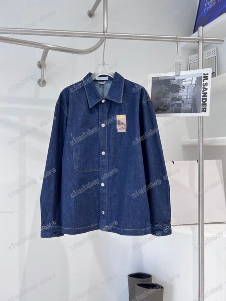 xinxinbuy designers coats jackets men women landscape embroidery paris denim lapel neck blue xs-l, Black;brown
xinxinbuy designers coats jackets men women landscape embroidery paris denim lapel neck blue xs-l, Black;brown