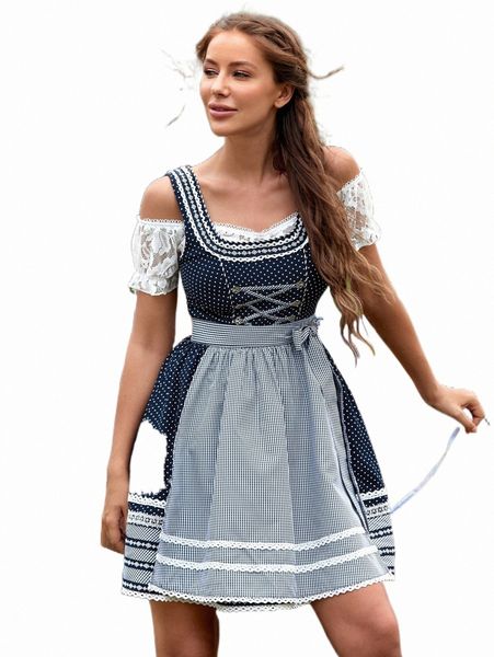 casual dresses gingham and polka dot print lace panel cold shoulder 2 in 1 dress n150#, Black;gray
casual dresses gingham and polka dot print lace panel cold shoulder 2 in 1 dress n150#, Black;gray