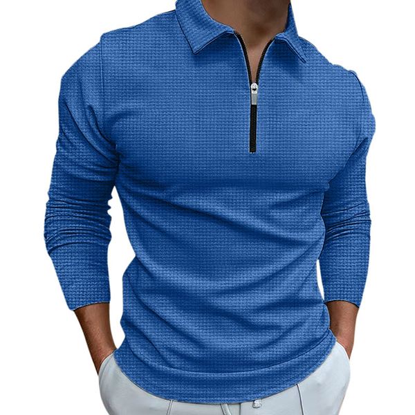 mens design long sleeve polo t shirt polos autumn winter black white gray golf poloshirt man solid color solid plaid plus size casual shirt, White;black
mens design long sleeve polo t shirt polos autumn winter black white gray golf poloshirt man solid color solid plaid plus size casual shirt, White;black