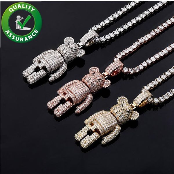 designer jewelry mens diamond chains pendant statement necklaces rapper tennis chain cartoon pendants bling diamond cubic zirconia256r, Silver
designer jewelry mens diamond chains pendant statement necklaces rapper tennis chain cartoon pendants bling diamond cubic zirconia256r, Silver
