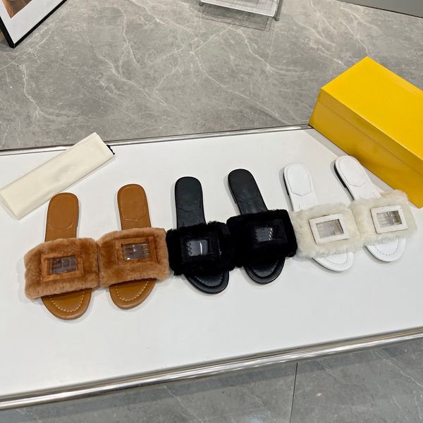 designers slippers ff baguette women mink fur slides winter autumn slippers warm sandals platform comfort mules sandal wool scuffs, Black
designers slippers ff baguette women mink fur slides winter autumn slippers warm sandals platform comfort mules sandal wool scuffs, Black