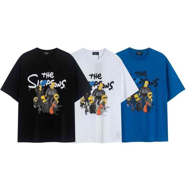 t shirt high level baleciga's designer shirts paris short sleeve men's t-shirt 2022 summer couple's round neck fashion simpso, White;black
t shirt high level baleciga's designer shirts paris short sleeve men's t-shirt 2022 summer couple's round neck fashion simpso, White;black