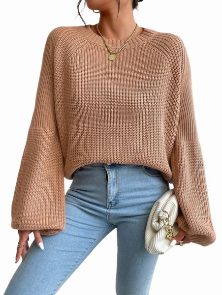 women's sweaters ribbed knit raglan sleeve sweater 43rq#, White;black
women's sweaters ribbed knit raglan sleeve sweater 43rq#, White;black