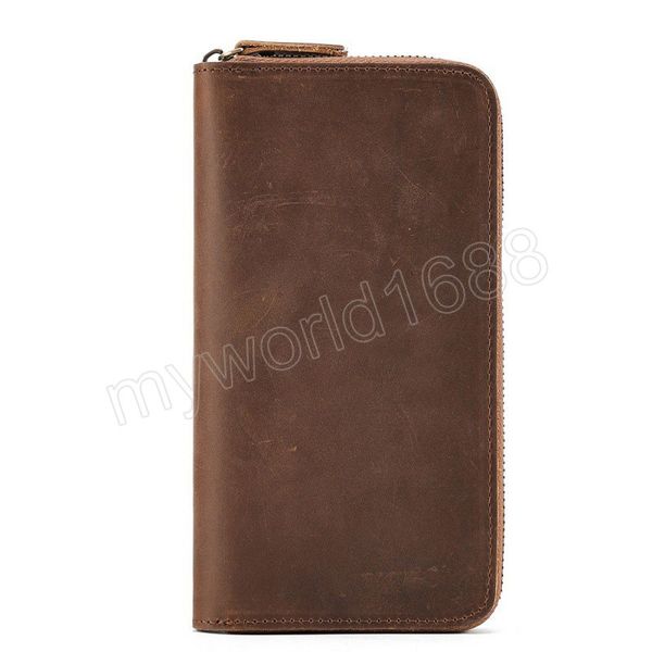 long rfid wallet for man original leather zipper male clutch purse vintage cowhide men's wallet cell phone bag, Red;black
long rfid wallet for man original leather zipper male clutch purse vintage cowhide men's wallet cell phone bag, Red;black