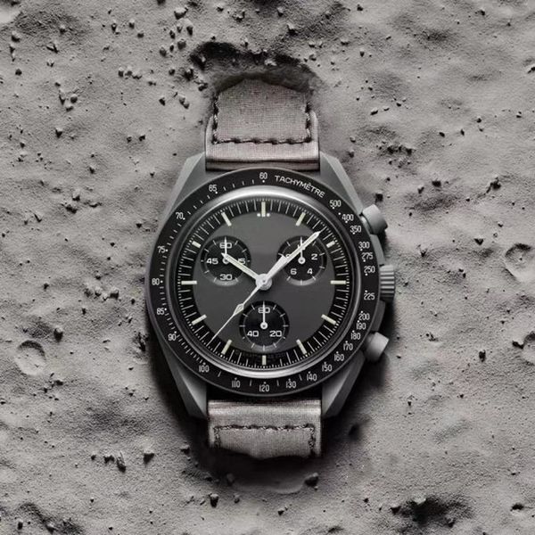 2022 new bioceramic planet moon mens watches full function quarz chronograph watch mission to mercury 42mm nylon luxury watch limited editio, Slivery;brown
2022 new bioceramic planet moon mens watches full function quarz chronograph watch mission to mercury 42mm nylon luxury watch limited editio, Slivery;brown