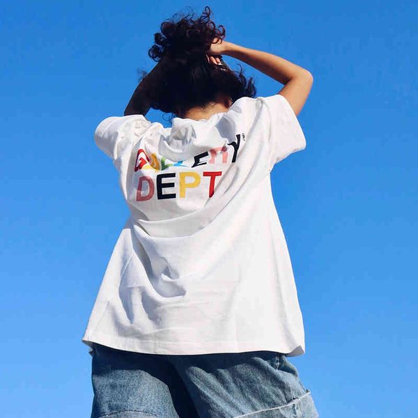 shirt 2022 designer t shirts depts loose gallerry cotton painted shirt casual oversized shirts retro short sleeve gd shirt bbpb, White;black
shirt 2022 designer t shirts depts loose gallerry cotton painted shirt casual oversized shirts retro short sleeve gd shirt bbpb, White;black