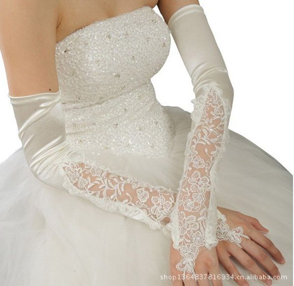 elegant satin lace gloves long bridal fingerless gloves for bride flower girls women wedding prom party 211813, Blue;gray
elegant satin lace gloves long bridal fingerless gloves for bride flower girls women wedding prom party 211813, Blue;gray