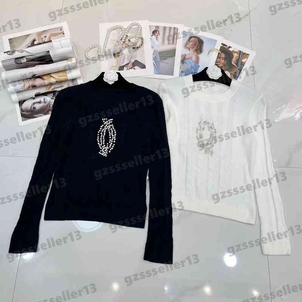 womens sweaters luxury designer cardigan ch chest diamond logo embroidered sweater 2022aw 3d stripe ladies knit pullover sweater 2 color 091, White;black
womens sweaters luxury designer cardigan ch chest diamond logo embroidered sweater 2022aw 3d stripe ladies knit pullover sweater 2 color 091, White;black
