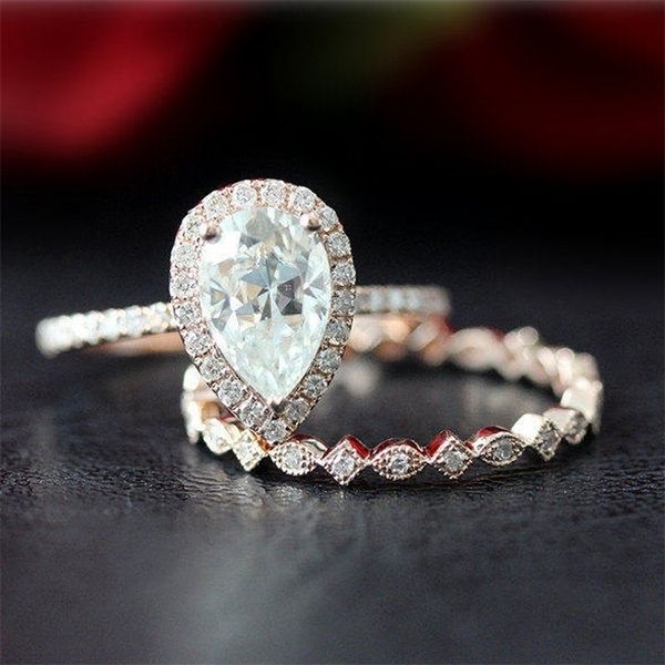 solitaire ring wedding rings 14k rose gold 10ct 5x8mm pear cut moissanit engagement set bridal for women d color vvs1 certification 220829, Golden;silver
solitaire ring wedding rings 14k rose gold 10ct 5x8mm pear cut moissanit engagement set bridal for women d color vvs1 certification 220829, Golden;silver