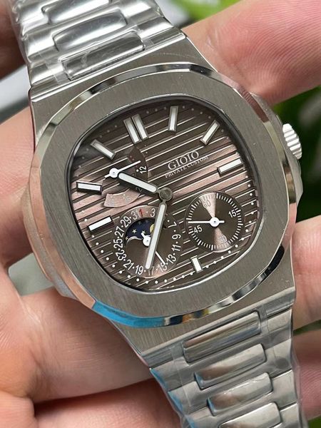 men watch automatic mechanical black blue green moon phase power watch978465978, Slivery;brown
men watch automatic mechanical black blue green moon phase power watch978465978, Slivery;brown