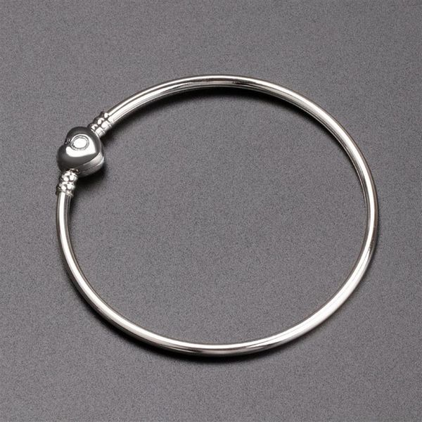 luxury fashion women silver bangle bracelet love heart bracelet for pandora charm european beads bracelet with original box jewelr287q, Black
luxury fashion women silver bangle bracelet love heart bracelet for pandora charm european beads bracelet with original box jewelr287q, Black