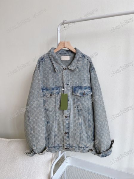 xinxinbuy designers coats jackets men women jacquard letter paris denim lapel neck blue beige m-2xl, Black;brown
xinxinbuy designers coats jackets men women jacquard letter paris denim lapel neck blue beige m-2xl, Black;brown