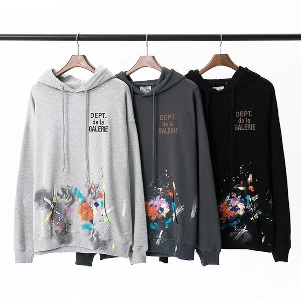 hoodie designer gallerydepts trendy painted splash ink graffiti high street loose coat men's and women's trend hoodies, Black
hoodie designer gallerydepts trendy painted splash ink graffiti high street loose coat men's and women's trend hoodies, Black