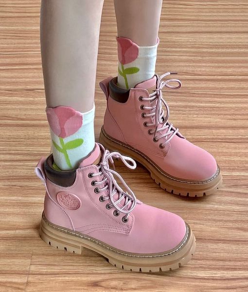 martin boots pink boots cute lady women round toes genuine leather thick winter shoes high heel size chirstmas 35-40, Black
martin boots pink boots cute lady women round toes genuine leather thick winter shoes high heel size chirstmas 35-40, Black