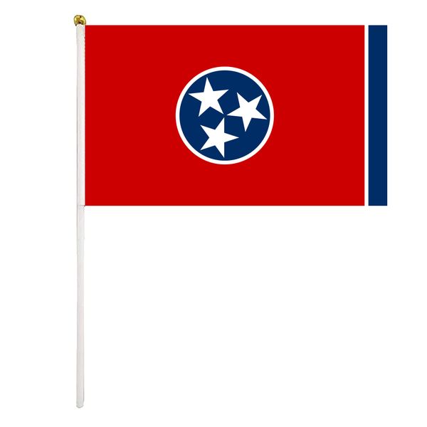 state of tennessee handheld flag 14x21cm mini hand waving flag banner with plastic flagpole for office festival events celebration
state of tennessee handheld flag 14x21cm mini hand waving flag banner with plastic flagpole for office festival events celebration
