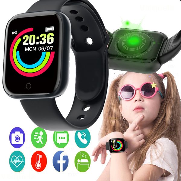 children watches y68 smart watch connected watch child color screen sport bracelet activity running tracker heart rate for children men wome, Blue
children watches y68 smart watch connected watch child color screen sport bracelet activity running tracker heart rate for children men wome, Blue