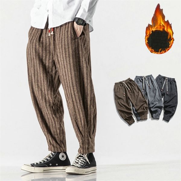 mens pants streetwear mens harem pants thicken warm trousers harajuku vintage men sweatpants stripes oversize male jogging pants 5xl 220829, Black
mens pants streetwear mens harem pants thicken warm trousers harajuku vintage men sweatpants stripes oversize male jogging pants 5xl 220829, Black