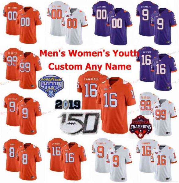 american college football wear stitched custom 10 joe ngata 11 isaiah simmons 13 hunter renfrow 13 kj henry clemson tigers college womens la, Black
american college football wear stitched custom 10 joe ngata 11 isaiah simmons 13 hunter renfrow 13 kj henry clemson tigers college womens la, Black