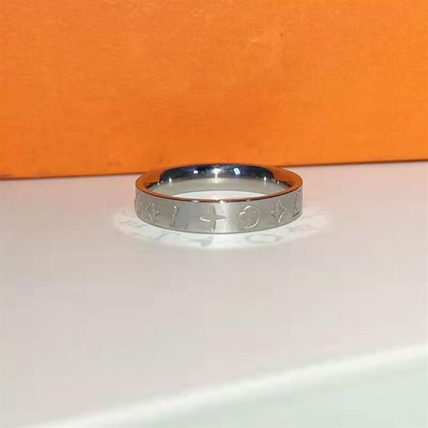 luxury designer ring love ring fashion rings classic style titanium steel material simple leisure 3-color optional267b, Silver
luxury designer ring love ring fashion rings classic style titanium steel material simple leisure 3-color optional267b, Silver