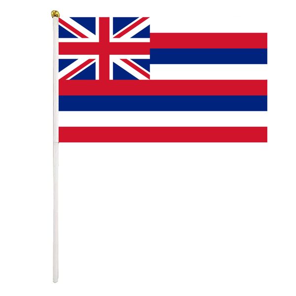 hawaii handheld flag 14x21cm mini hand waving flag banner with plastic flagpole for office festival events celebration
hawaii handheld flag 14x21cm mini hand waving flag banner with plastic flagpole for office festival events celebration