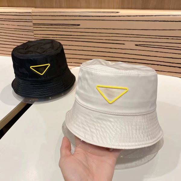 women's sports brand designer bucket hat pure cotton yellow triangle p letter stingy brim hats, Blue;gray
women's sports brand designer bucket hat pure cotton yellow triangle p letter stingy brim hats, Blue;gray