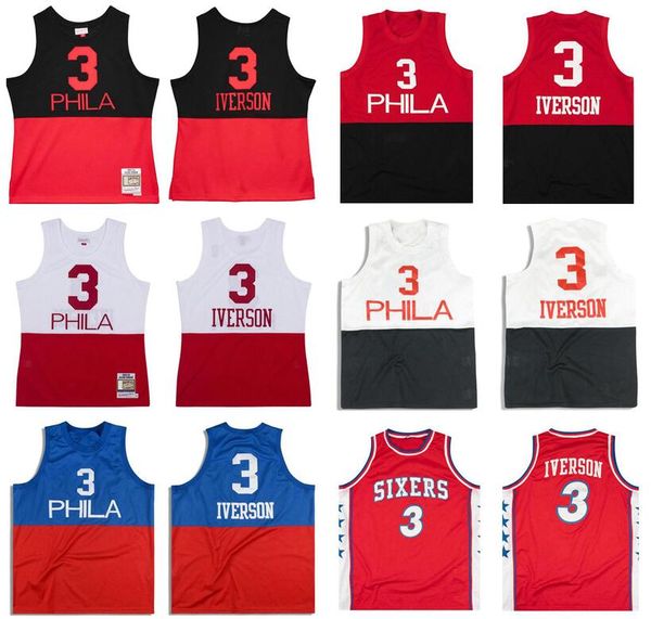 stitched allen iverson basketball jersey s-6xl mitchell & ness 2001-02 double color mesh hardwoods classics retro version men women youth je, Black;red
stitched allen iverson basketball jersey s-6xl mitchell & ness 2001-02 double color mesh hardwoods classics retro version men women youth je, Black;red