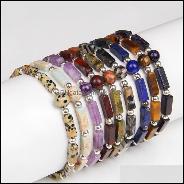 beaded strands rectangar solid cylinder stone bracelet beaded charm strand amethyst quartz healing druzy stones bangle brac lulubaby dhlxe, Black
beaded strands rectangar solid cylinder stone bracelet beaded charm strand amethyst quartz healing druzy stones bangle brac lulubaby dhlxe, Black