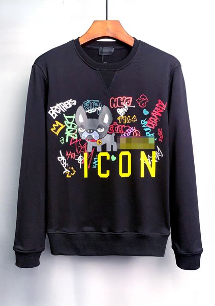 sweater men puppy icon letter print sweatshirt long sleeve spring and autumn cotton slim pullover hoodies, Black
sweater men puppy icon letter print sweatshirt long sleeve spring and autumn cotton slim pullover hoodies, Black