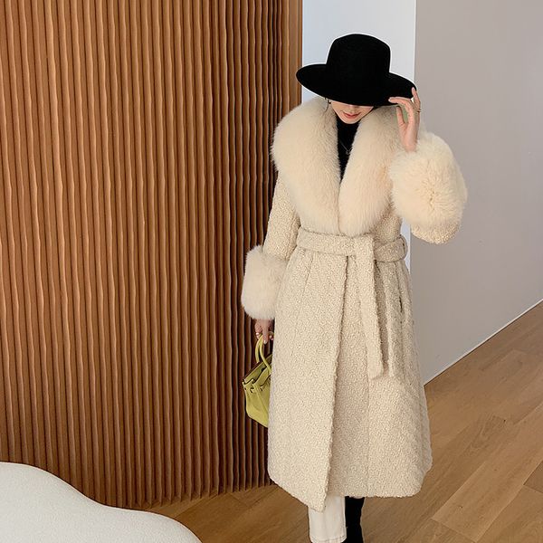 womens fur faux fur gorgeous huge real fur collar long coat for women autumn winter thicker warm lace up wool blend overcoats 220829, Black
womens fur faux fur gorgeous huge real fur collar long coat for women autumn winter thicker warm lace up wool blend overcoats 220829, Black
