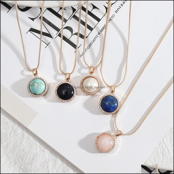 pendant necklaces women necklace 17mm round lapis lazi pearl turquoise rose natural stone quartz pendant gold snake chain n mjfashion dhatg, Silver
pendant necklaces women necklace 17mm round lapis lazi pearl turquoise rose natural stone quartz pendant gold snake chain n mjfashion dhatg, Silver