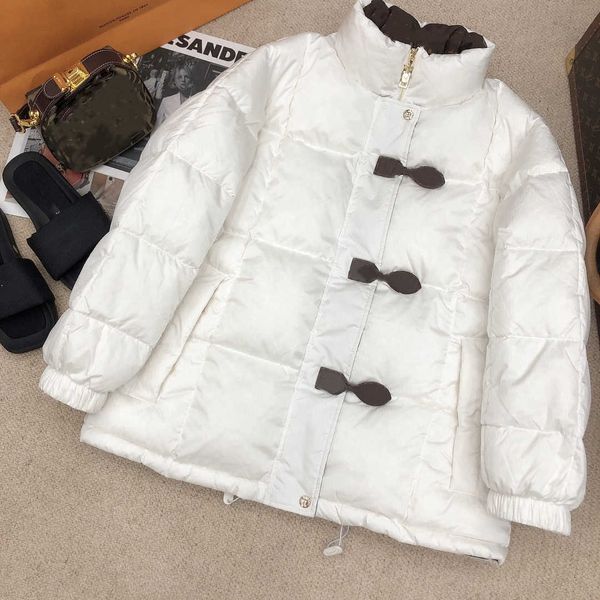 22fw designer women's down jacket women's down jacket cropped parka fashion quilted ripsnylon canvas buttons, Black
22fw designer women's down jacket women's down jacket cropped parka fashion quilted ripsnylon canvas buttons, Black