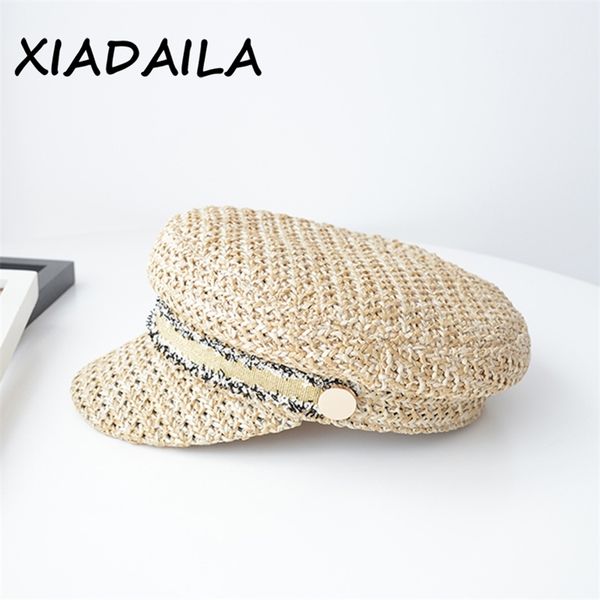 berets design military caps wisk material women straw hat with breathable visor cap sun hat 220829, Blue;gray
berets design military caps wisk material women straw hat with breathable visor cap sun hat 220829, Blue;gray