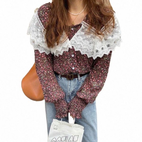 women's blouses & shirts women's blouses & shirts hzirip vintage printed florals chic pleated prairie style 2022 lace sweet women, White
women's blouses & shirts women's blouses & shirts hzirip vintage printed florals chic pleated prairie style 2022 lace sweet women, White