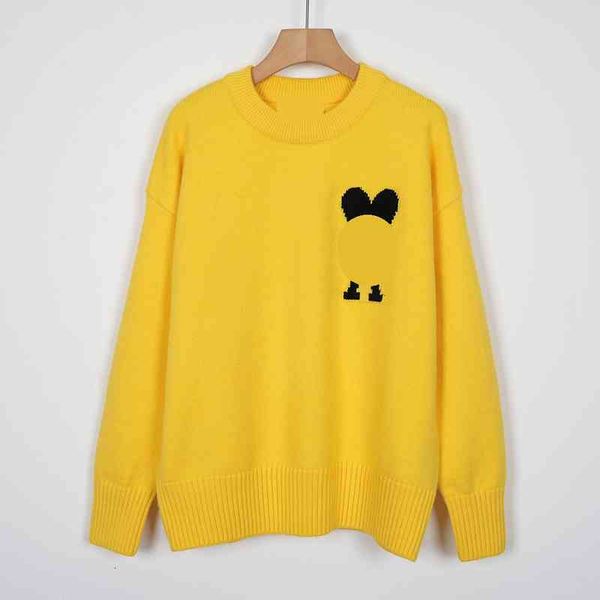 women's knits tees a autumn and winter fashionable letter large peach heart jacquard round neck wool knitted age reduced sweater for me, White
women's knits tees a autumn and winter fashionable letter large peach heart jacquard round neck wool knitted age reduced sweater for me, White