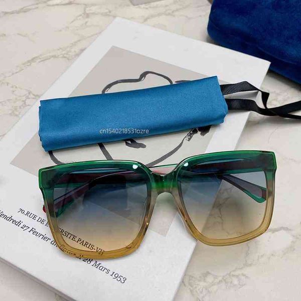 sunglasses fashion square women's gg0936 luxury designer big frame gradient glasses uv400 men vintage driving eyeglasses, White;black
sunglasses fashion square women's gg0936 luxury designer big frame gradient glasses uv400 men vintage driving eyeglasses, White;black
