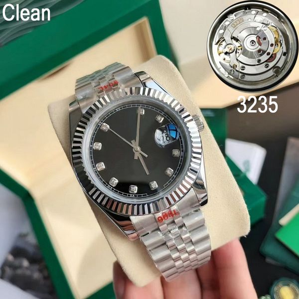 v11 mens luxury watches 126331 clean factory black dial datejust eta3235 automatic movement waterproof watch 904l original clasp president d, Slivery;brown
v11 mens luxury watches 126331 clean factory black dial datejust eta3235 automatic movement waterproof watch 904l original clasp president d, Slivery;brown