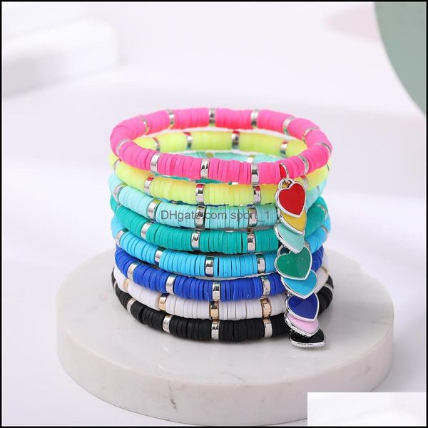 charm bracelets heart charms 6mm bohemian colorf clay bracelets for women summer beach charm elastic soft polymer female brace sport1 dhiiz, Golden;silver
charm bracelets heart charms 6mm bohemian colorf clay bracelets for women summer beach charm elastic soft polymer female brace sport1 dhiiz, Golden;silver