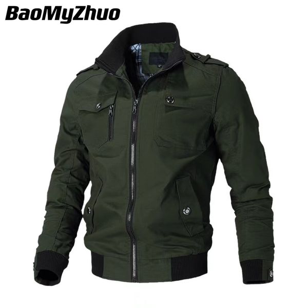 autumn winter bomber jacket men 2022 fashion casual windbreaker jacket coat male brand outerwear stand slim military jackets, Black;brown
autumn winter bomber jacket men 2022 fashion casual windbreaker jacket coat male brand outerwear stand slim military jackets, Black;brown