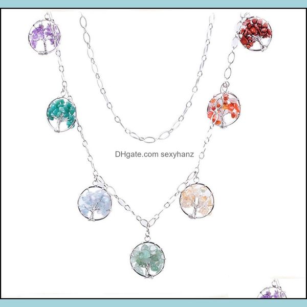 pendant necklaces wishing pendant tree of life long sweater necklace creative yoga accessories necklaces 7 chakra gemsto dhseller2010 dht6i, Silver
pendant necklaces wishing pendant tree of life long sweater necklace creative yoga accessories necklaces 7 chakra gemsto dhseller2010 dht6i, Silver