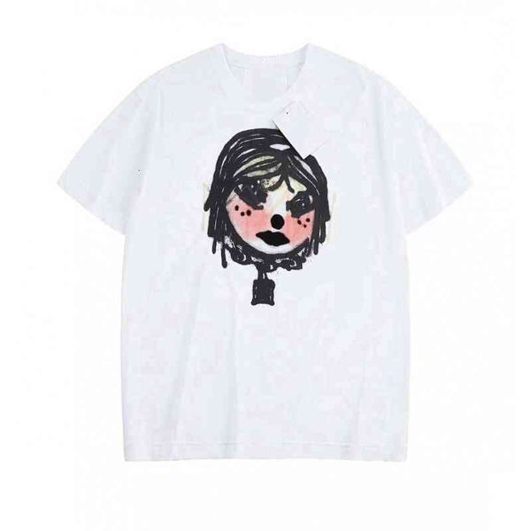 women's t shirt g family s star same graffiti embroidery girl t shirt cartoon doll head short sleeve men's and women's fashio, White
women's t shirt g family s star same graffiti embroidery girl t shirt cartoon doll head short sleeve men's and women's fashio, White