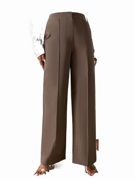 women's pants & capris high waist seam detail wide leg pants m9mc#, Black;white
women's pants & capris high waist seam detail wide leg pants m9mc#, Black;white