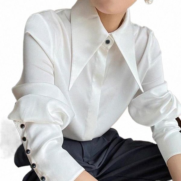 women's blouses & shirts women's blouses & shirts chic vintage women blouse elegant single-breasted satin silk shirt autumn white
women's blouses & shirts women's blouses & shirts chic vintage women blouse elegant single-breasted satin silk shirt autumn white