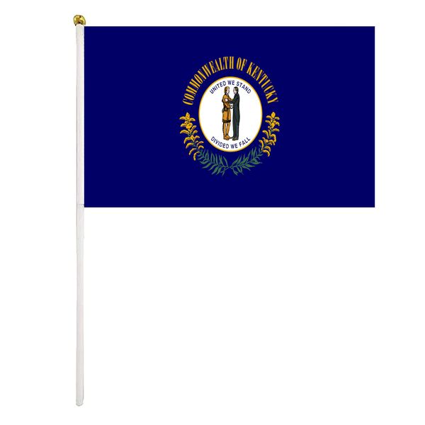 kentucky handheld flag 14x21cm mini hand waving flag banner with plastic flagpole for office festival events celebration
kentucky handheld flag 14x21cm mini hand waving flag banner with plastic flagpole for office festival events celebration